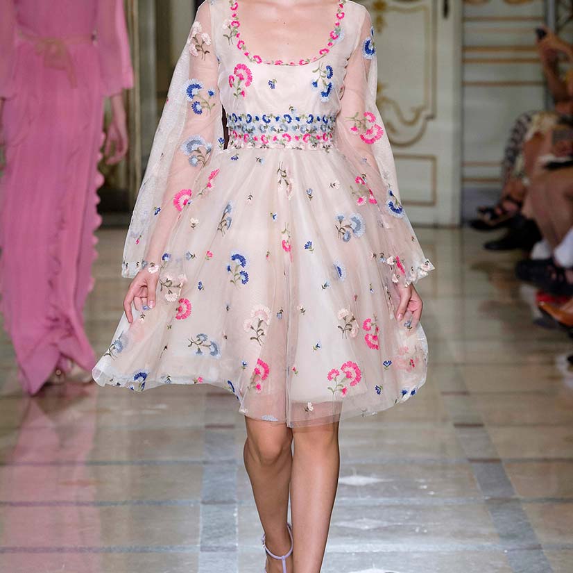 Couture tulle dress